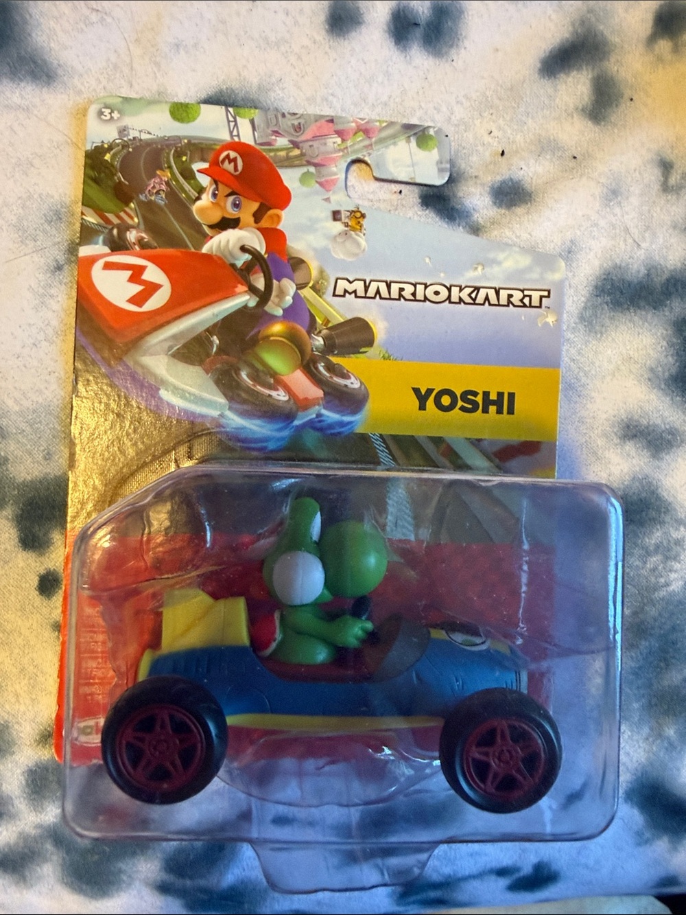 Yoshi Mario Kart Die-Cast Car Toy - Green & Blue